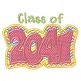 Class of 2041 Double Applique | Machine Embroidery Designs by JuJu