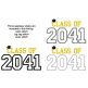 Class of 2041 Applique Design Set | Machine Embroidery Designs by JuJu