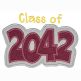 Class of 2042 Double Applique | Machine Embroidery Designs by JuJu/ Stitch Away Applique 