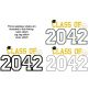 Class of 2042 Applique Design Set | Machine Embroidery Designs by JuJu/ The Itch 2 Stitch