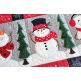 ITH Snowman Table Runner | Machine Embroidery Designs by JuJu