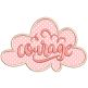 Cloud Nine Words of Inspiration Machine Embroidery Designs by JuJu