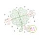Clover Motif Embroidery Design | Machine Embroidery Designs by JuJu