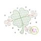 Clover Motif Embroidery Design | Machine Embroidery Designs by JuJu