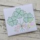 Clover Trio with Bow Motif Embroidery Design | Machine Embroidery Designs by JuJu