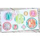 Itch 2 Stitch Clubhouse Monogram Digital Embroidery Machine Designs by JuJu