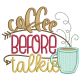 Coffee Word Art Set 1 Machine Embroidery Designs by JuJu