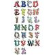 Applique Flourish Monogram Alphabet Machine Embroidery Designs by JuJu