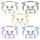 Cougar Mascot Embroidery | Machine Embroidery Designs by JuJu
