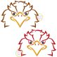 Eagle Mascot Embroidery | Machine Embroidery Designs by JuJu