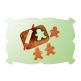 Gingerbread Cookies Felt Play Food
