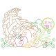 Cornucopia Swirls Bean Embroidery | Machine Embroidery Designs by JuJu