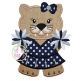 Cougar Cheer Applique | Machine Embroidery Designs by JuJu
