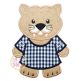 Cougar Jersey Applique | Machine Embroidery Designs by JuJu