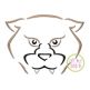 Cougar Mascot Embroidery | Machine Embroidery Designs by JuJu