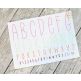 Courtside Bean Stitch Embroidery Font | Machine Embroidery Designs by JuJu