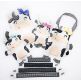 In The Hoop Cow Zipper Bag | Machine Embroidery Designs by JuJu