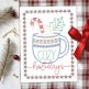 Christmas Greeting Cards 20 | Machine Embroidery Designs by JuJu