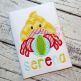 Crab Beach Ball Applique | Machine Embroidery Designs by JuJu