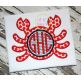 Crab Monogram Applique | Machine Embroidery Designs by JuJu