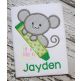 Crayon Mouse Applique | Machine Embroidery Designs by JuJu