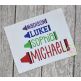 Crayon Name Frame Embroidery | Machine Embroidery Designs by JuJu