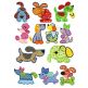 Crazy Dogs Applique Machine Embroidery Designs by JuJu 