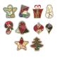 Jumbo Crazy Patch Christmas Applique Machine Embroidery Designs by JuJu 