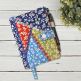 ITH Crazy Patch Snap Tab Small Notebook Cover | Machine Embroidery Designs by JuJu