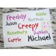 Creepy Halloween Embroidery Font | Machine Embroidery Designs by JuJu