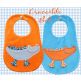 Crocodile Bib | Machine Embroidery Designs by JuJu