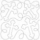 Cross End-to-End Quilting Machine Embroidery Designs by JuJu Edge to Edge E2E