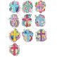 Ornate Mehndi Applique Crosses Machine Embroidery Designs by JuJu