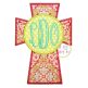 Cross Monogram Applique | Machine Embroidery Designs by JuJu