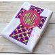 Cross Monogram Applique | Machine Embroidery Designs by JuJu