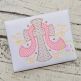 Itch 2 Stitch Cross with Sash Swirls Motif Digital Embroidery Machine Designs by JuJu