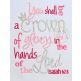 Princess Crown Verse | Machine Embroidery Designs by JuJu
