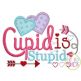 Cupid is Stupid Applique | Machine Embroidery Designs by JuJu