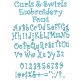 Curls And Swirls Embroidery Font | Machine Embroidery Designs by JuJu