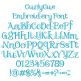 Curly Cue Embroidery Font | Machine Embroidery Designs by JuJu