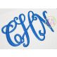 Curtsy Large Monogram | Machine Embroidery Designs by JuJu