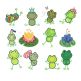 Leapin Lilypads Applique Machine Embroidery Designs by JuJu 