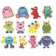 Monster Bash Applique Machine Embroidery Designs by JuJu 