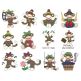 Sock Monkeys Too Filled Machine Embroidery Designs by JuJu