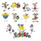 Easter Stix Machine Embroidery Designs by JuJu