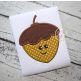Cute Fall Acorn Applique | Machine Embroidery Designs by JuJu