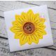 Cute Fall Sunflower Applique | Machine Embroidery Designs by JuJu