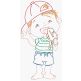 Cute Kids Vintage Stitch Machine Embroidery Designs by JuJu