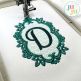 Cassandra Monogram Embroidery Font | Machine Embroidery Designs by JuJu