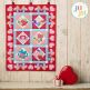 In The Hoop Heartfelt Whimsy Valentine Wall Hanging | Machine Embroidery Designs by JuJu